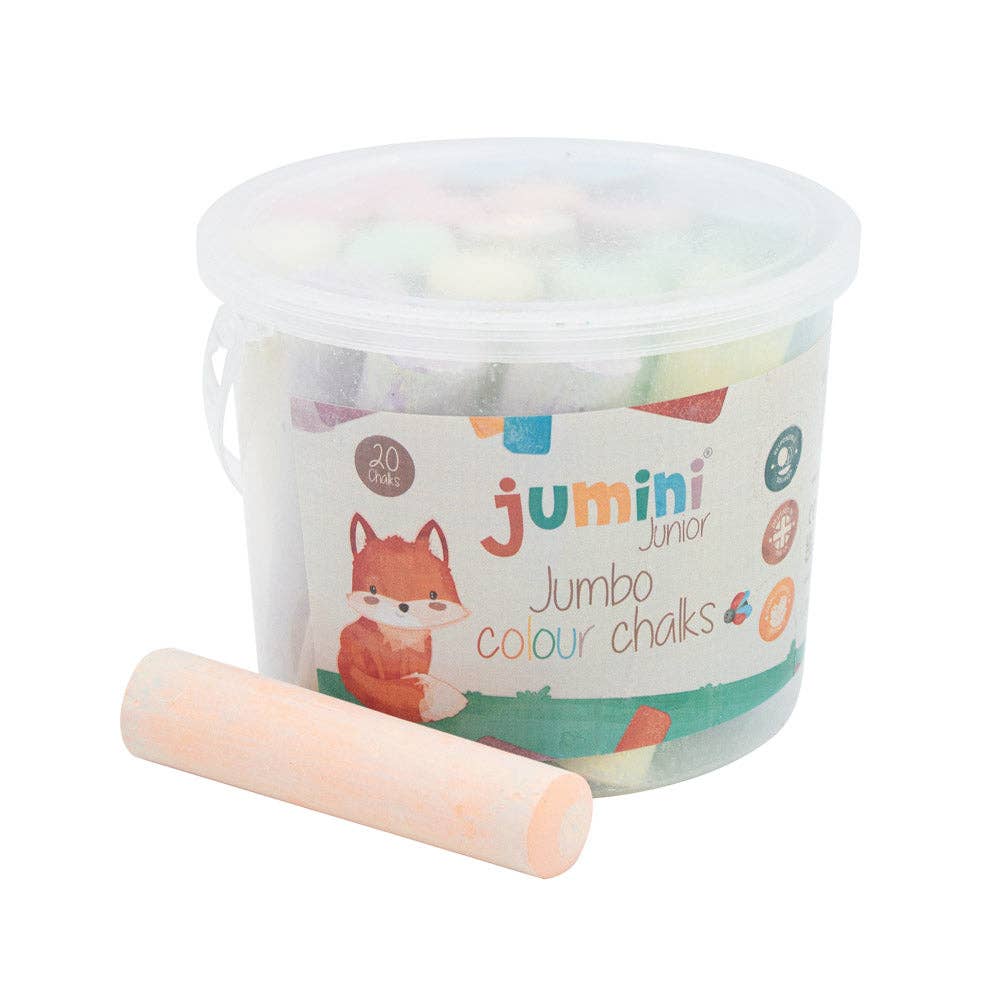 Jumbo Coloured Chalks: Box of 6