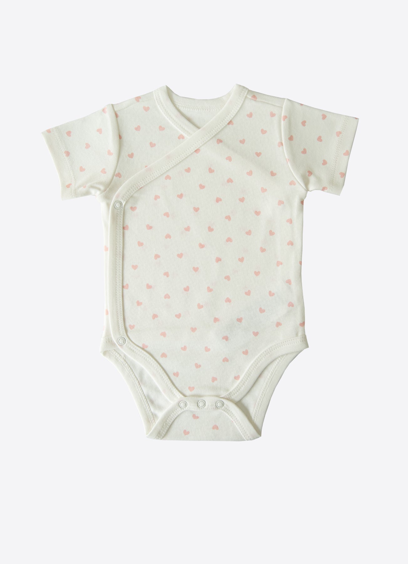 Organic New Dreams Wrapover Short Sleeve Bodysuits 3-Pack - S30330