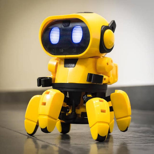 Tobbie the Self-Guiding AI Robot Yellow