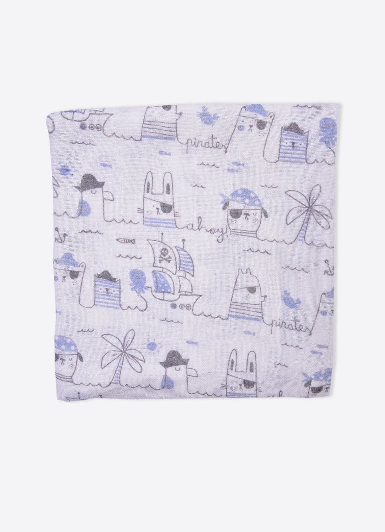 S26378 - Organic Muslin Blanket & Poncho Bathrobe Set