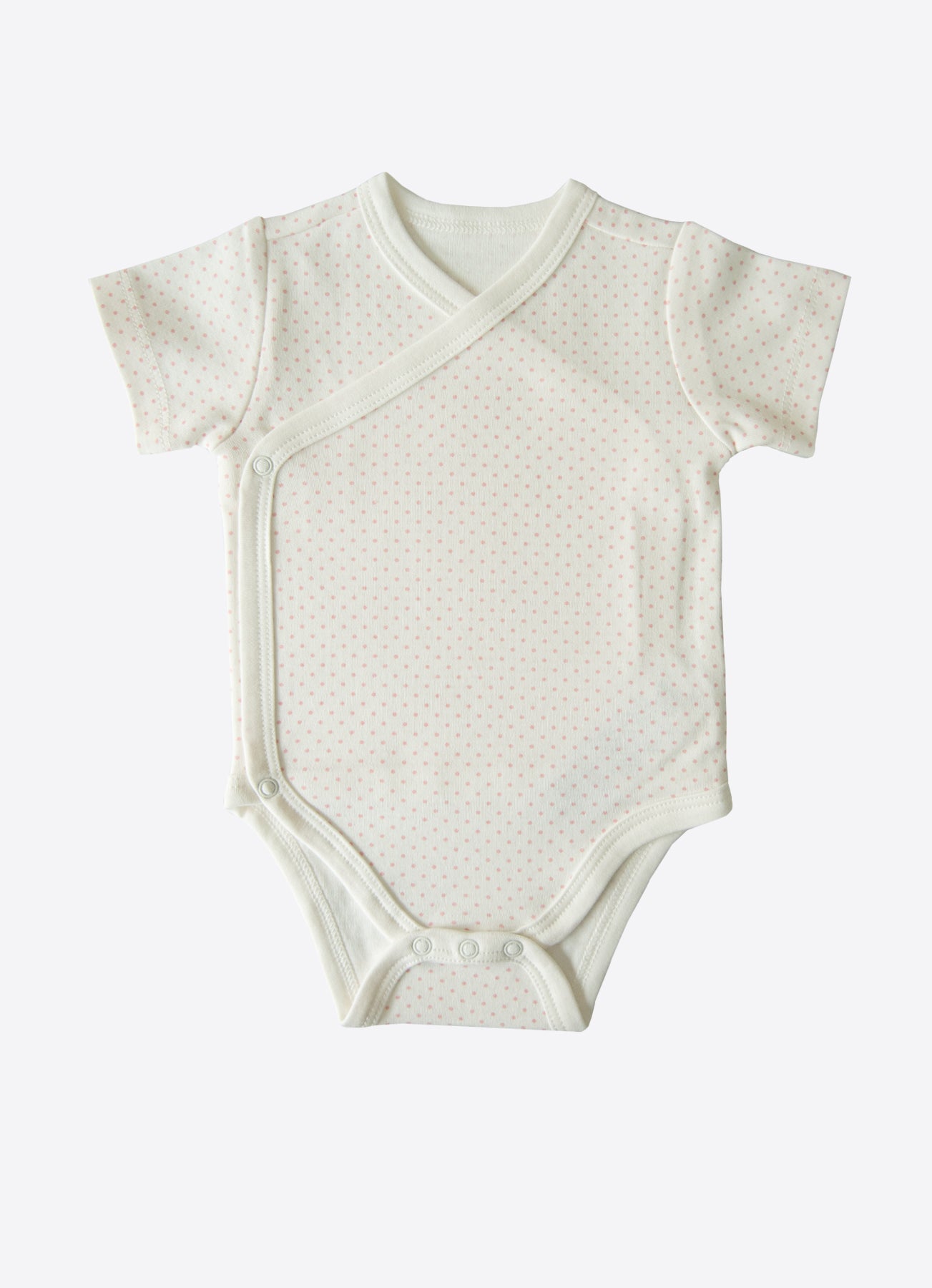 Organic New Dreams Wrapover Short Sleeve Bodysuits 3-Pack - S30330