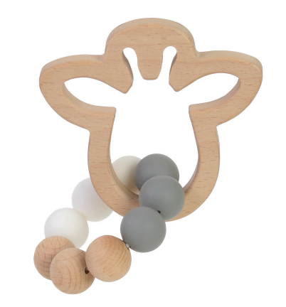 Wooden Giraffe Teether