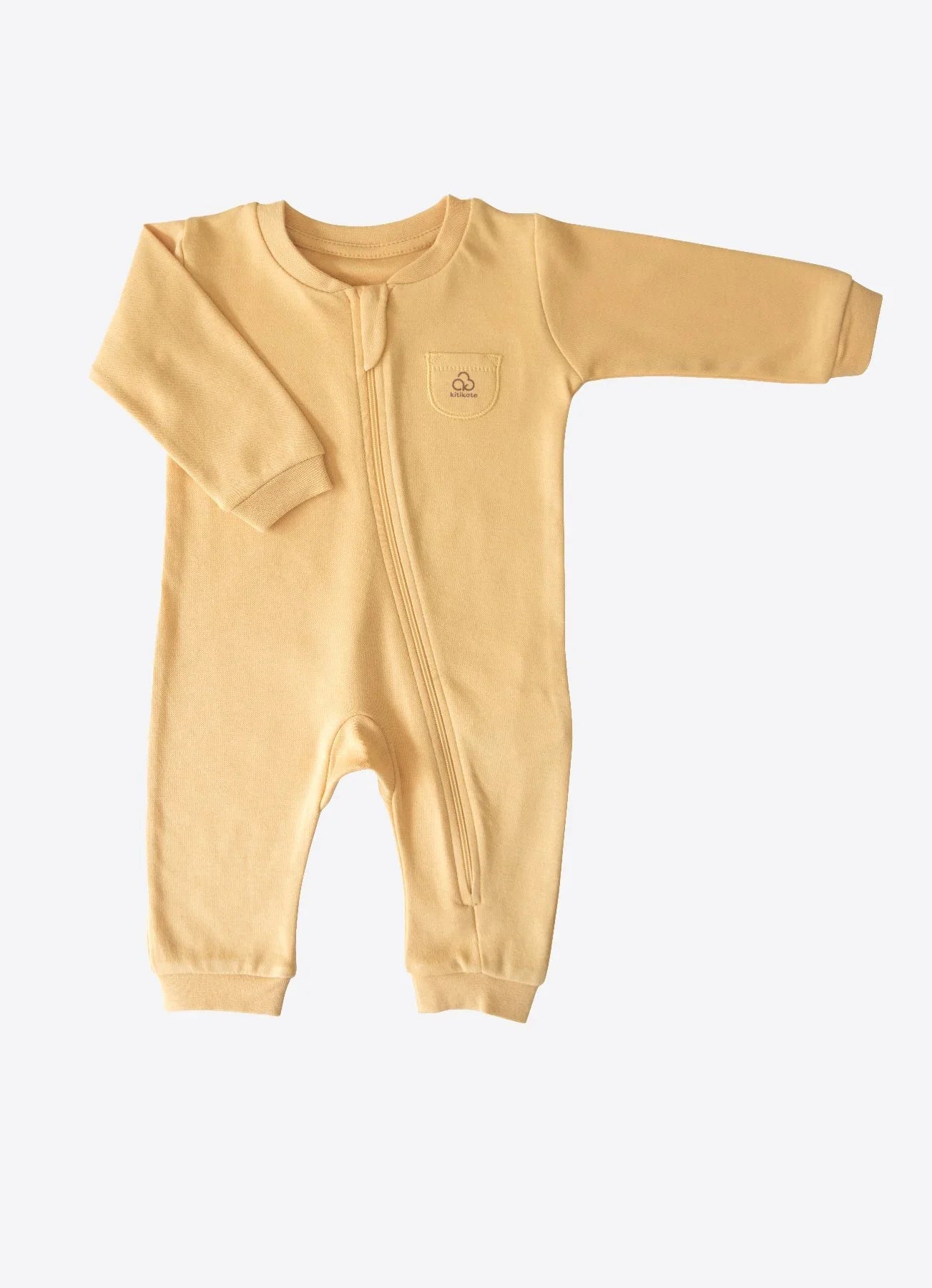 Organic New Basic Zip-Up Sleepsuit - S08254
