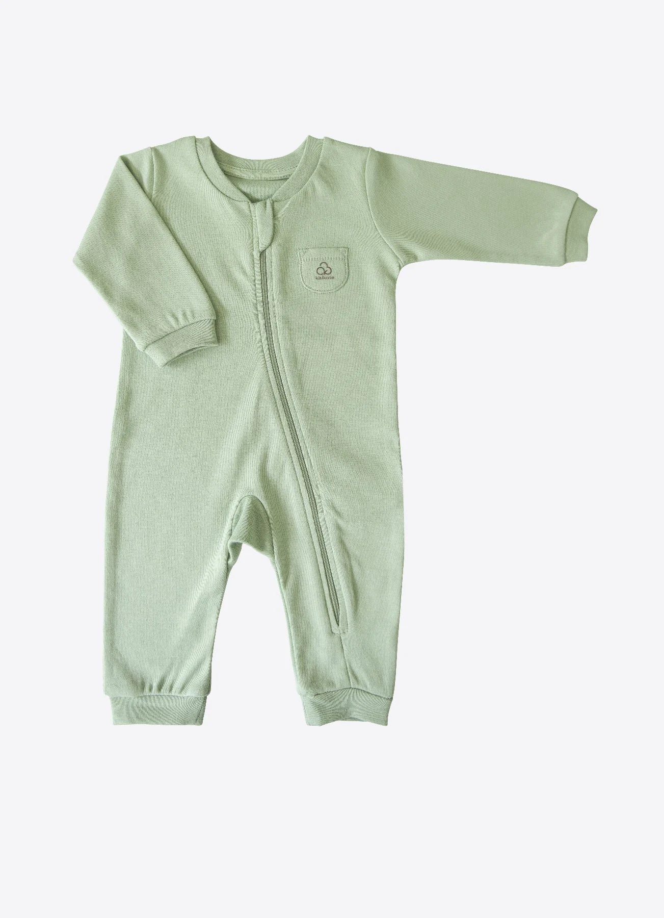 Organic New Basic Zip-Up Sleepsuit - S08254