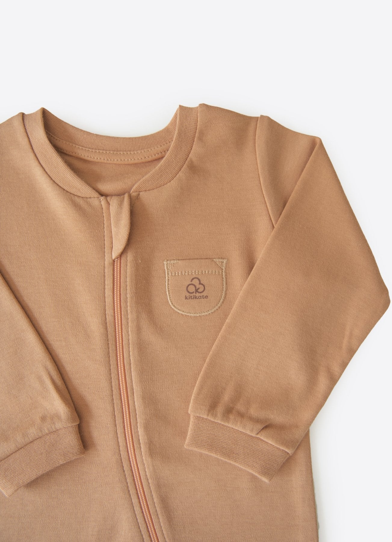 Organic New Basic Zip-Up Sleepsuit - S08254