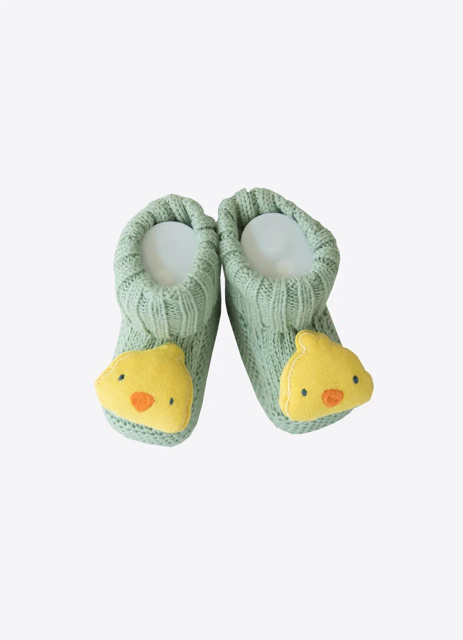 Organic Knitted Animal Booties - S09930