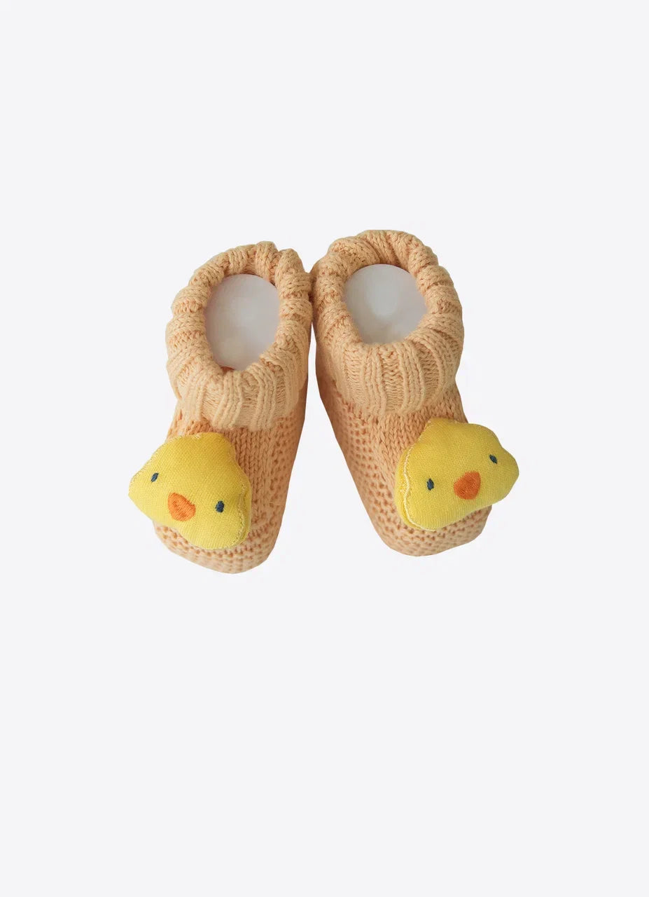 Organic Knitted Animal Booties - S09930