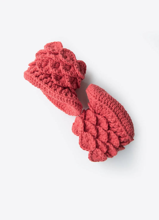 S78145 - Organic Hand Knitted Booties