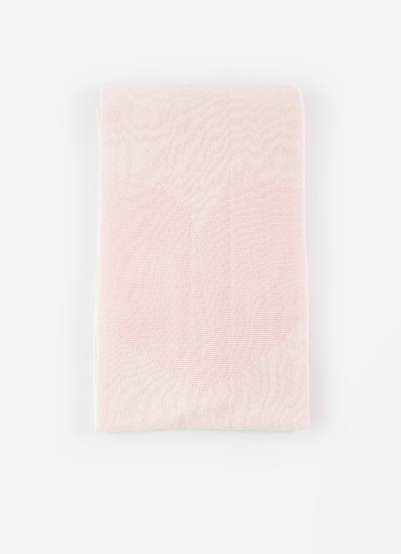 S70835 - Organic Knitted Heart Blanket
