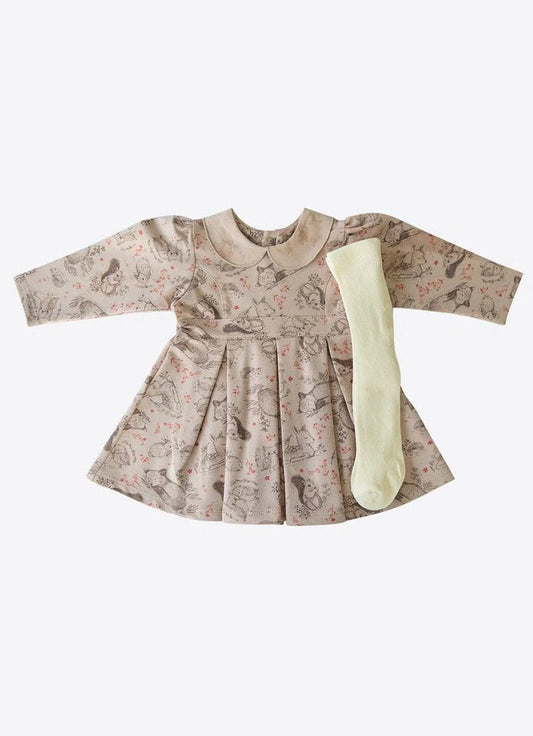 Organic Grace Dress With Tights - S21970