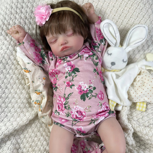 48 cm Reborn Doll - Cloth Body - Rose