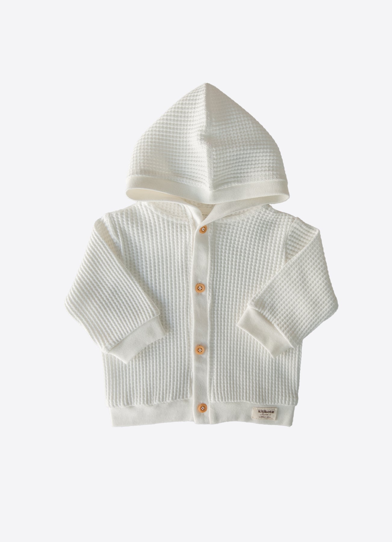 Organic Waffle Cardigan - S43897