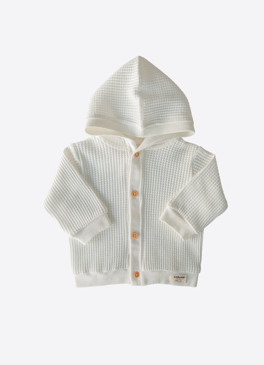 Organic Waffle Cardigan - S43897