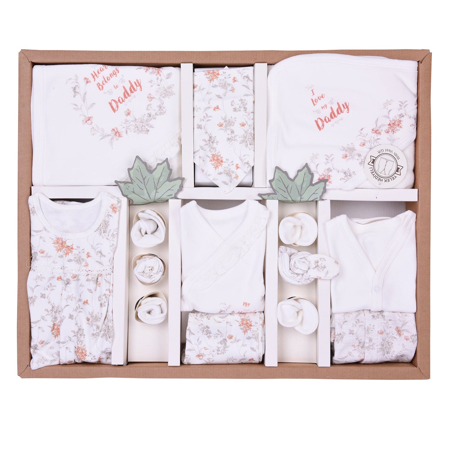 S55498 - Organic Vintage 21-Piece Newborn Set