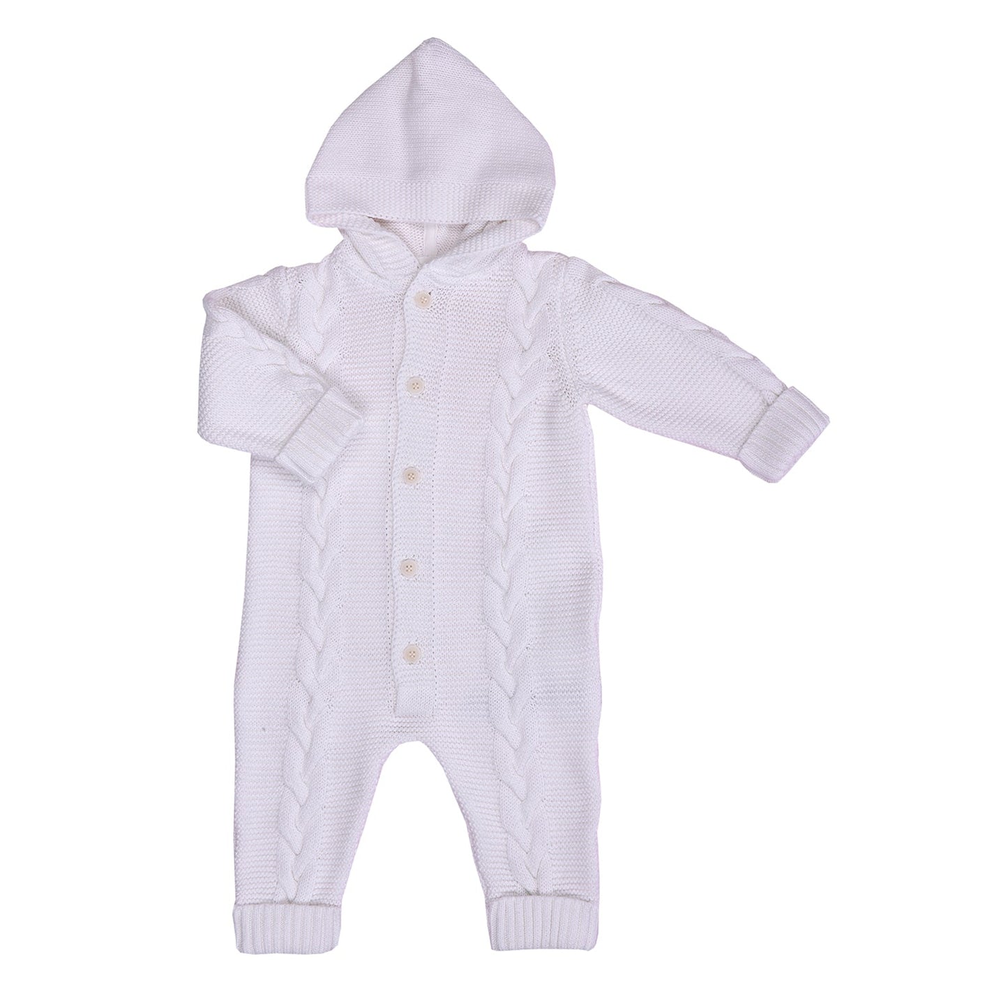 S61833 - Organic Lena Cable Knit Jumpsuit