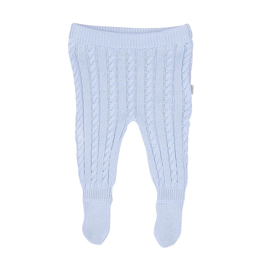 S69587 - Organic Cable Knitted Footed Pants