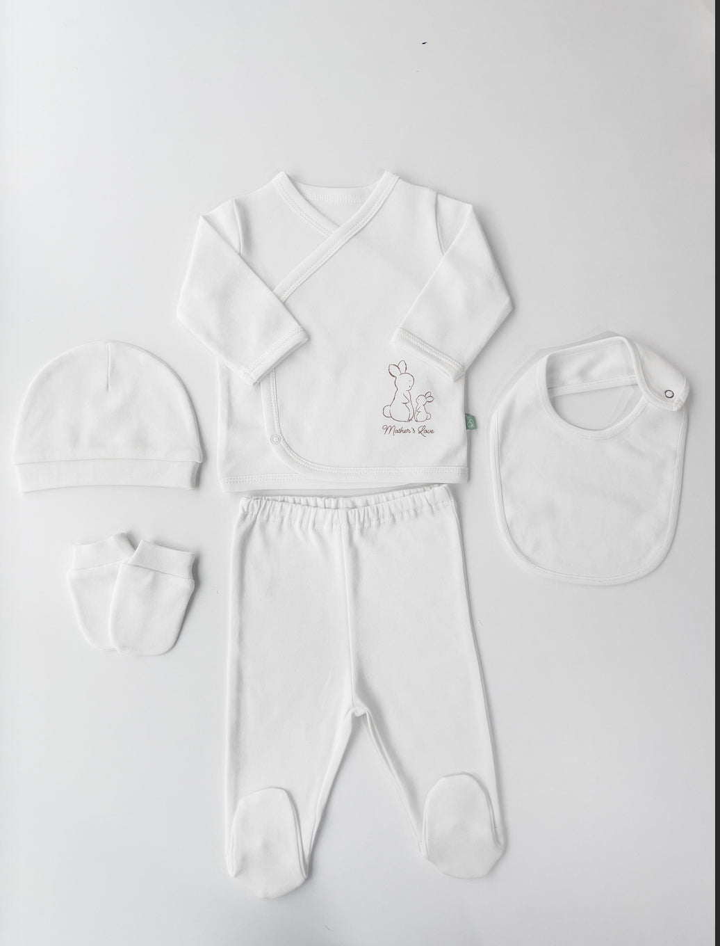 S71194 - Organic Basic 5-Piece Newborn Set