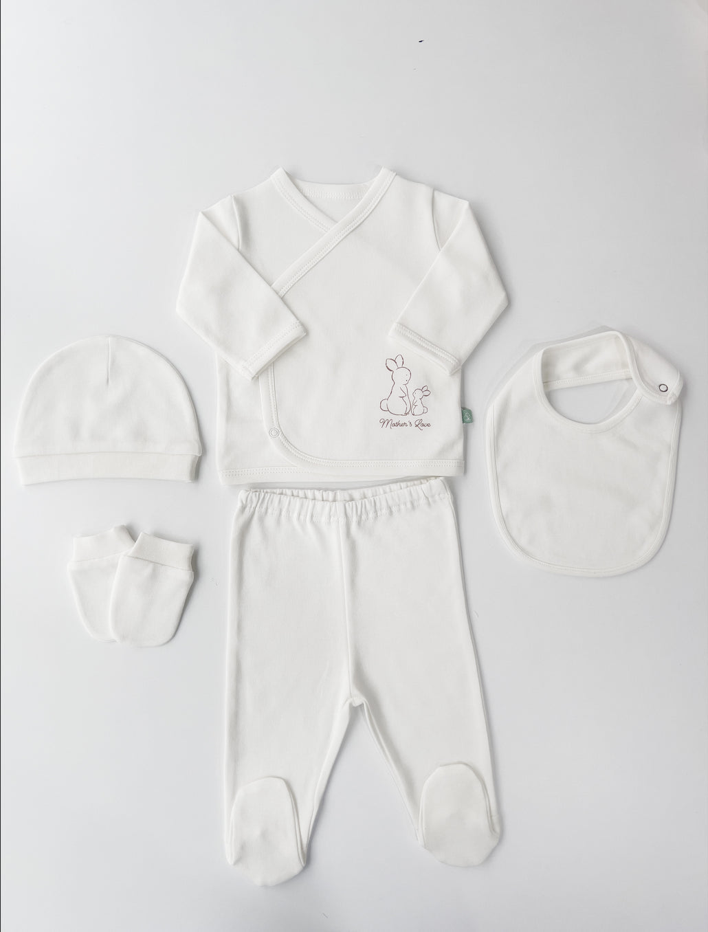 S71194 - Organic Basic 5-Piece Newborn Set