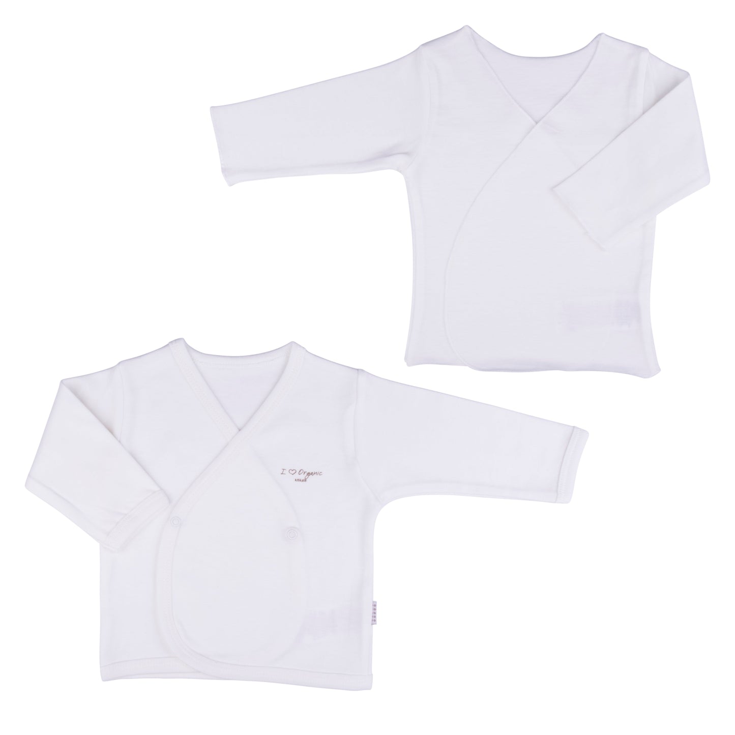 S74977 - Organic Basic Wrapover Jacket & Underwear Set