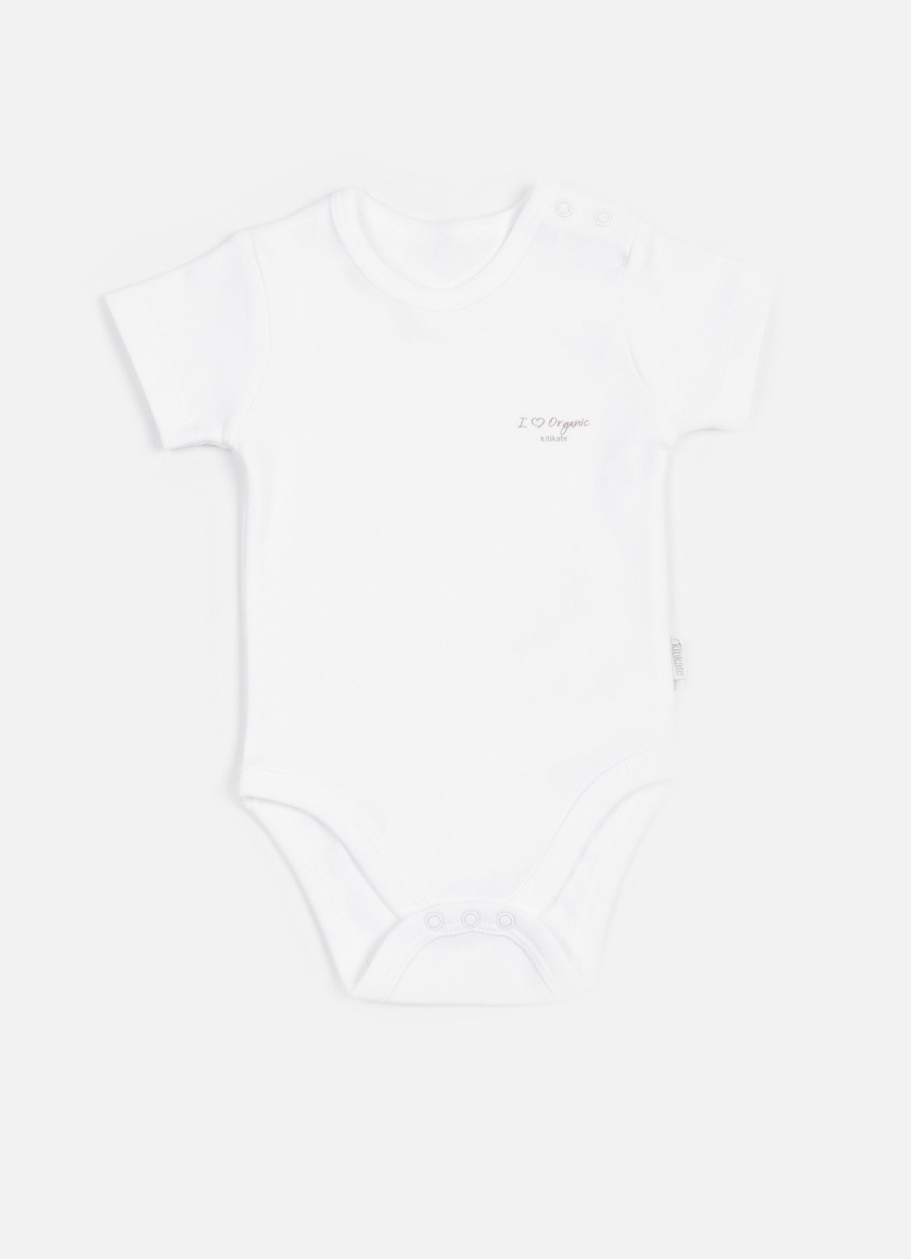 S77022 - Organic Basic Short Sleeve Bodysuit-Kids