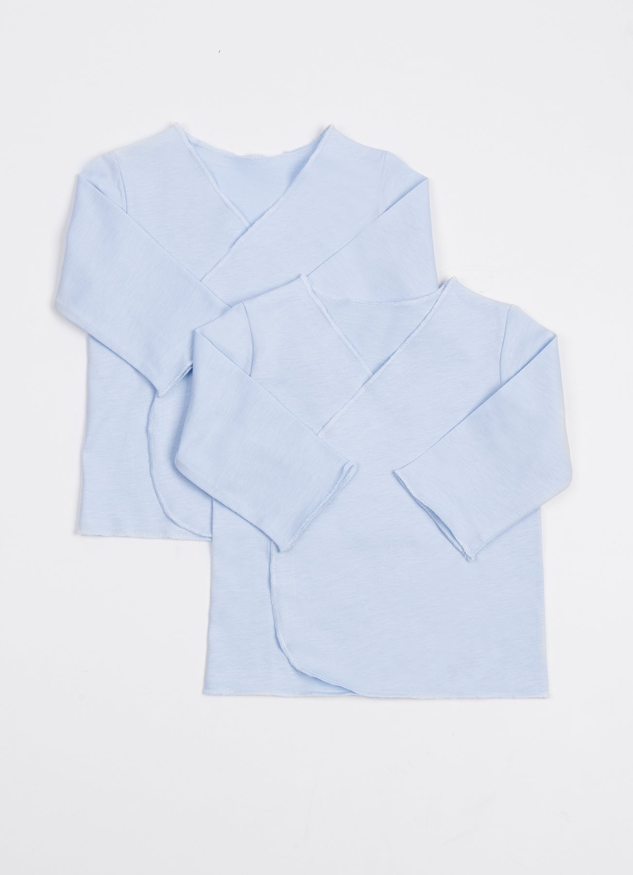 S77602 - Organic Newborn Wrapover Underwear 2-Pack