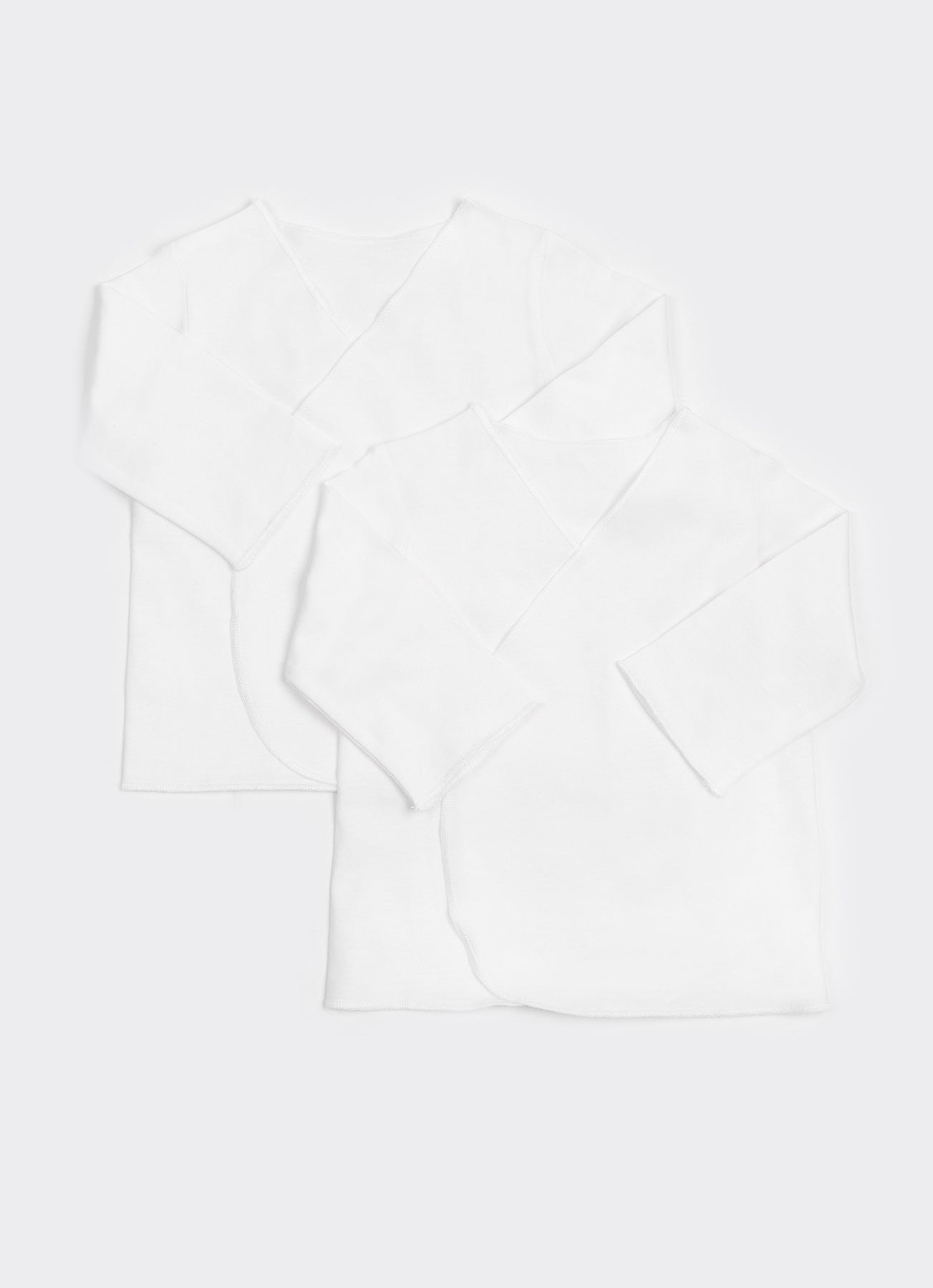 S77602 - Organic Newborn Wrapover Underwear 2-Pack