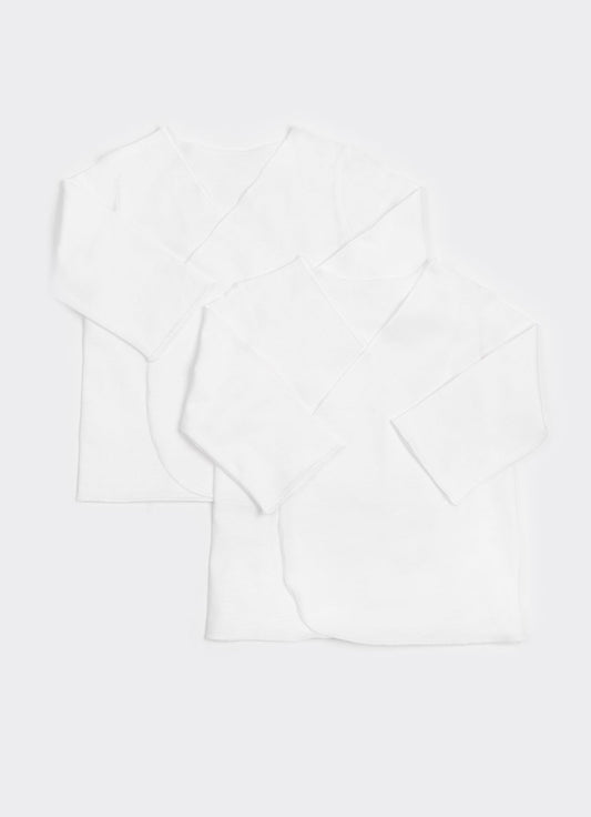 S77602 - Organic Newborn Wrapover Underwear 2-Pack