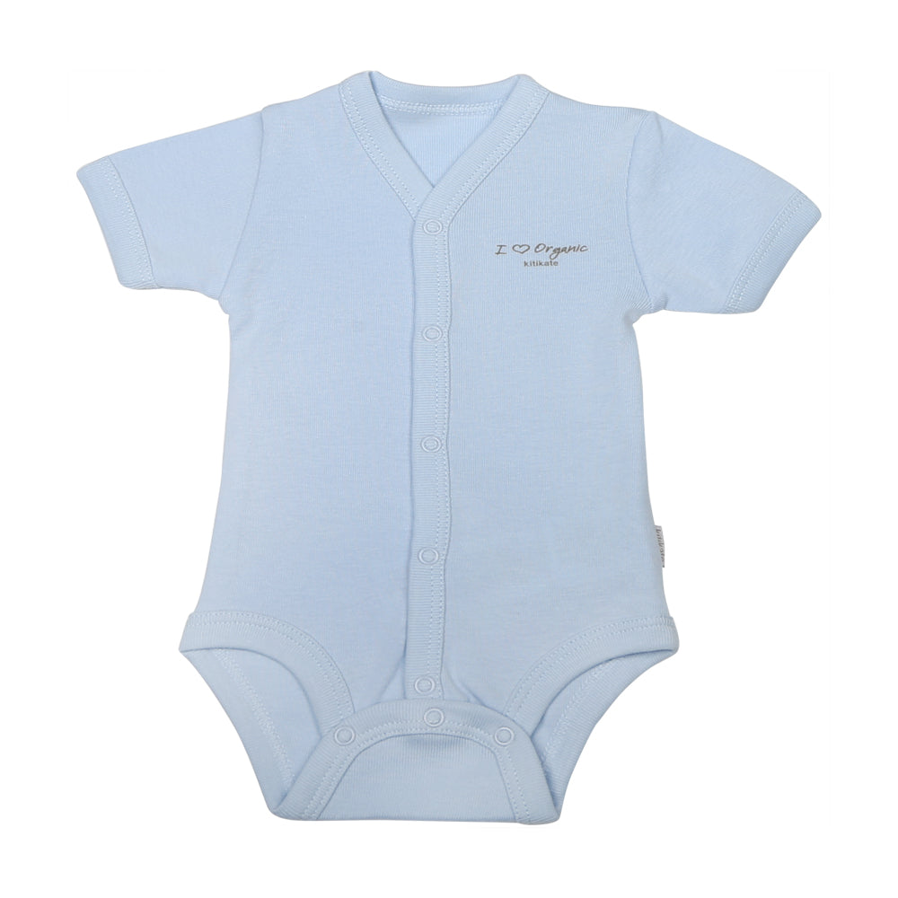 S78760 - Organic Basic Newborn Short Sleeve Bodysuit