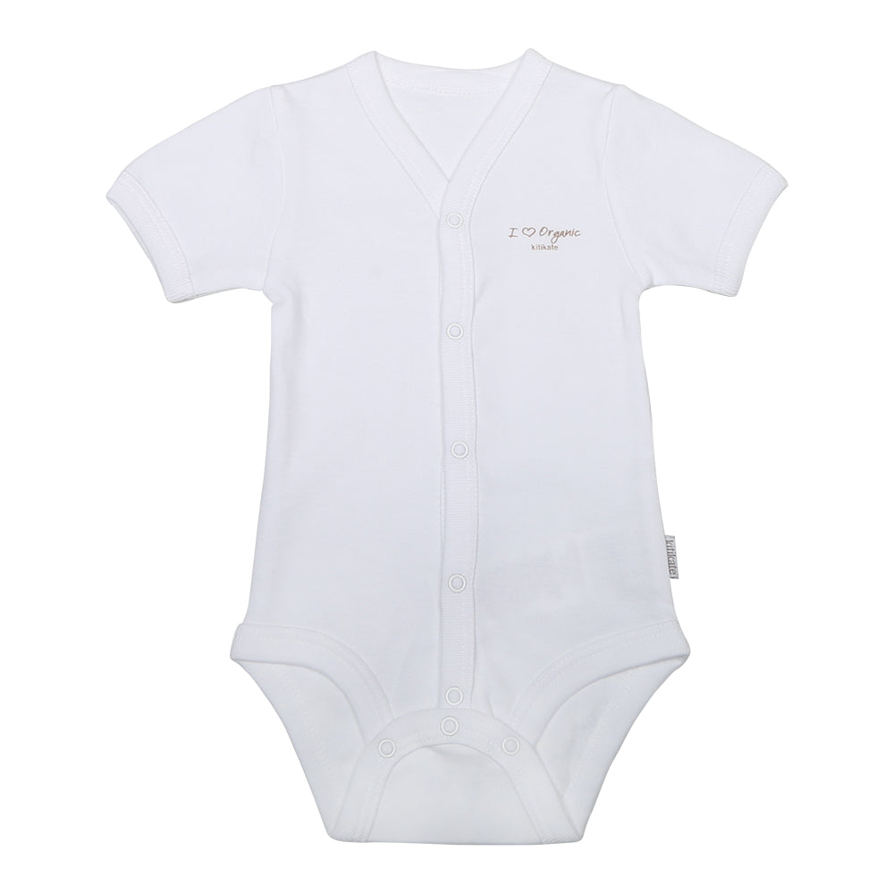 S78760 - Organic Basic Newborn Short Sleeve Bodysuit