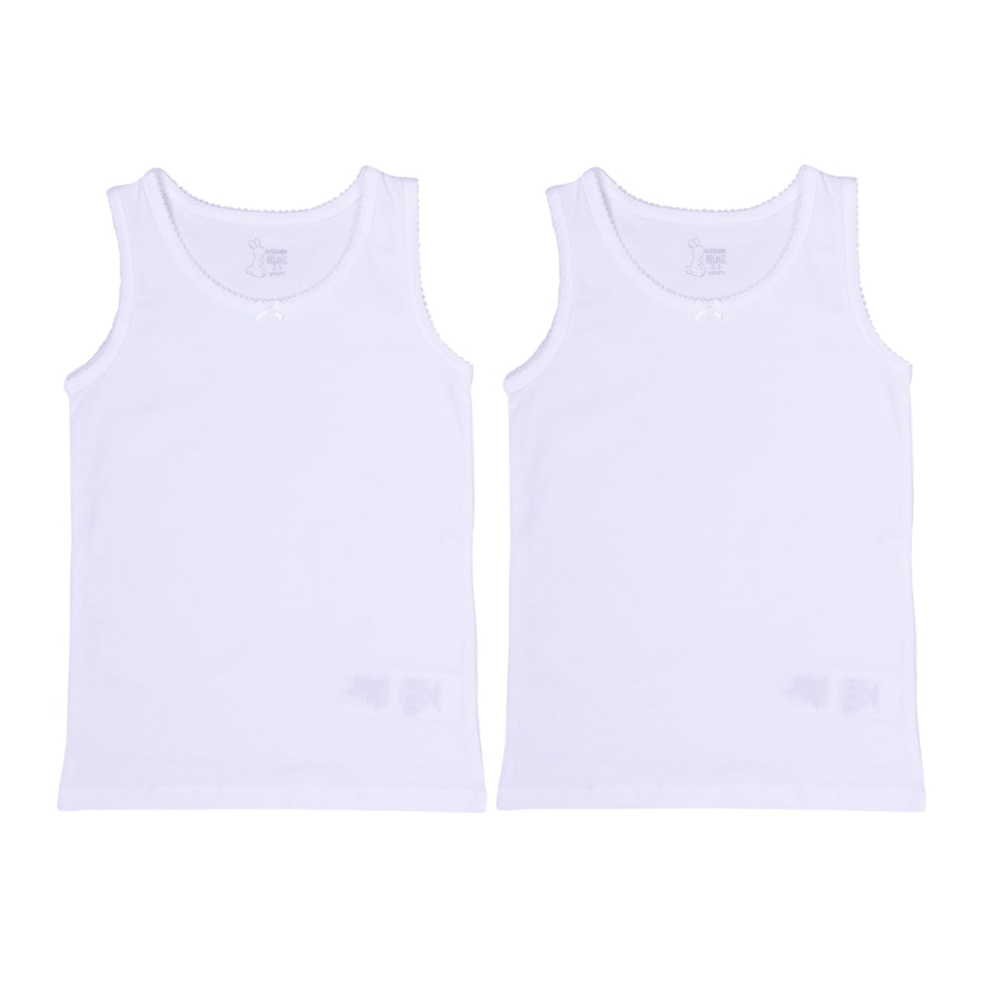 S93537 - Organic Classic 2-Pack Vests For Girls