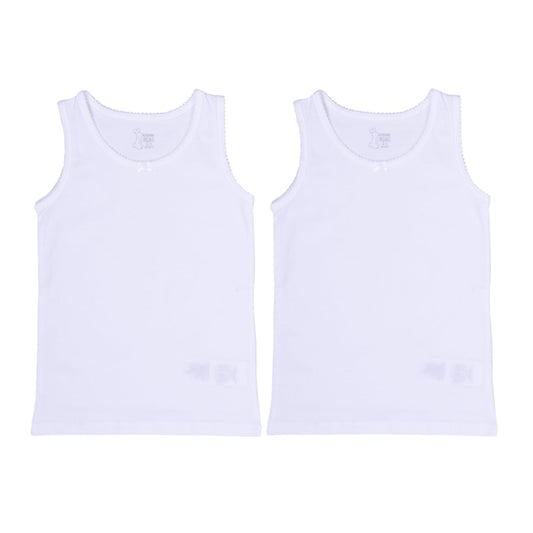 S93537 - Organic Classic 2-Pack Vests For Girls