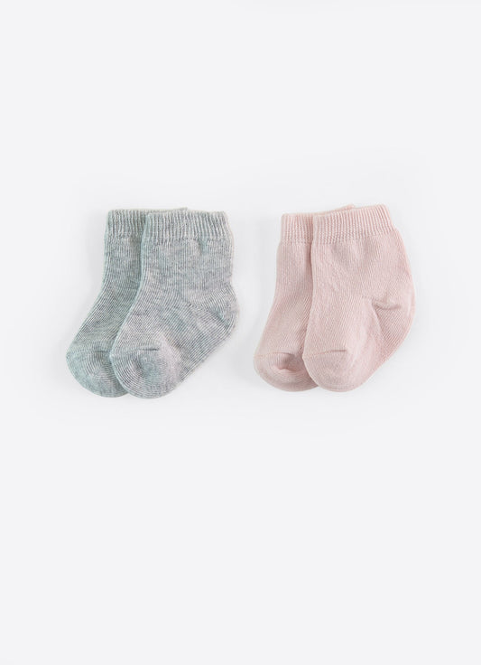 S52060 - Organic Melange Socks 2-Pack