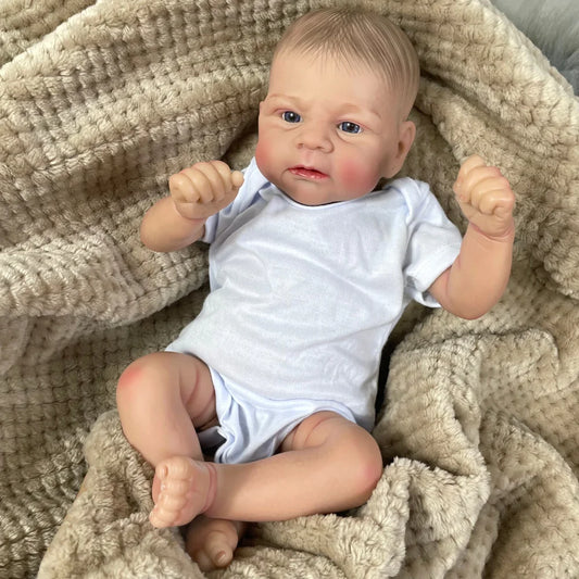 45 cm Reborn Doll - Cloth Body - Eliah