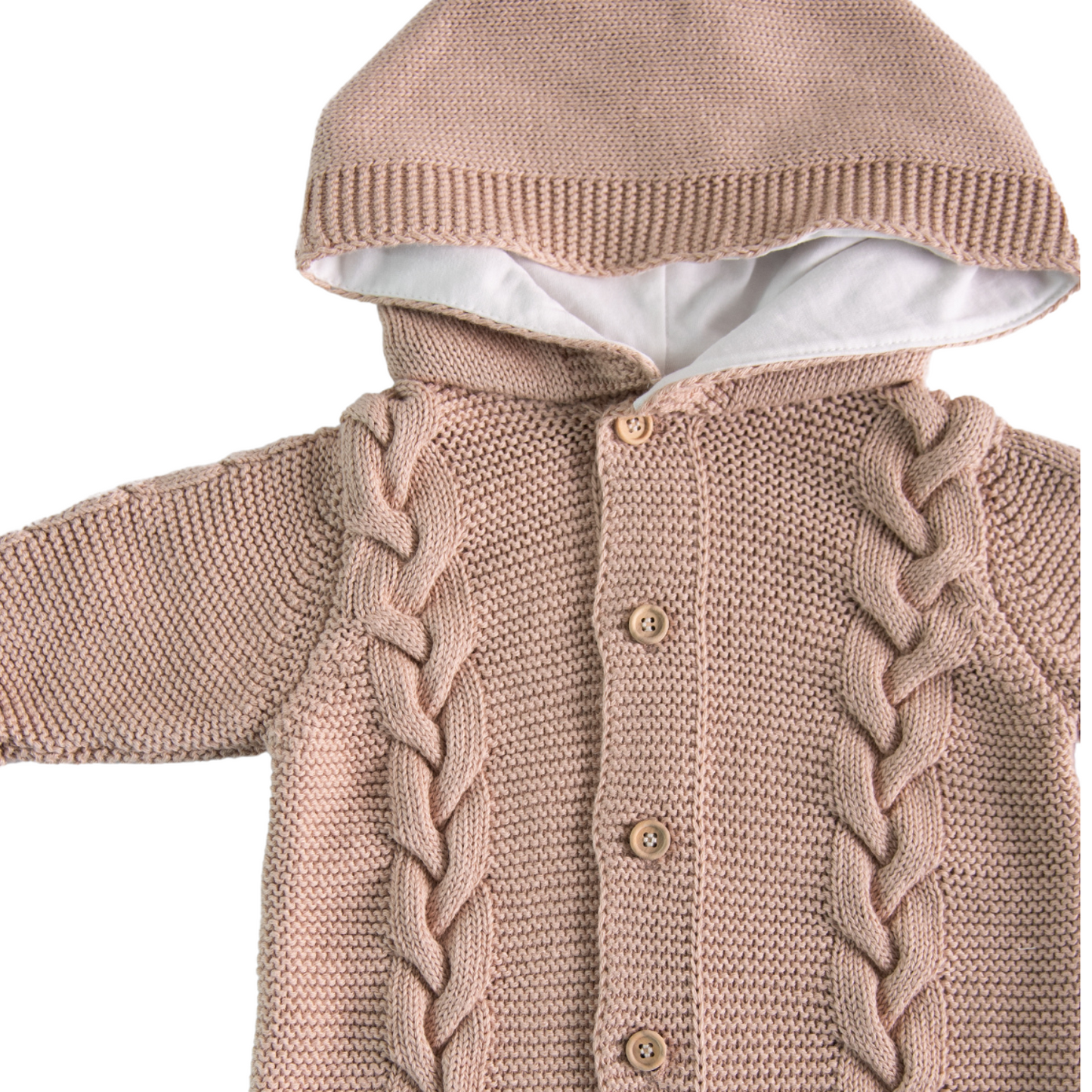 S61833 - Organic Lena Cable Knit Jumpsuit