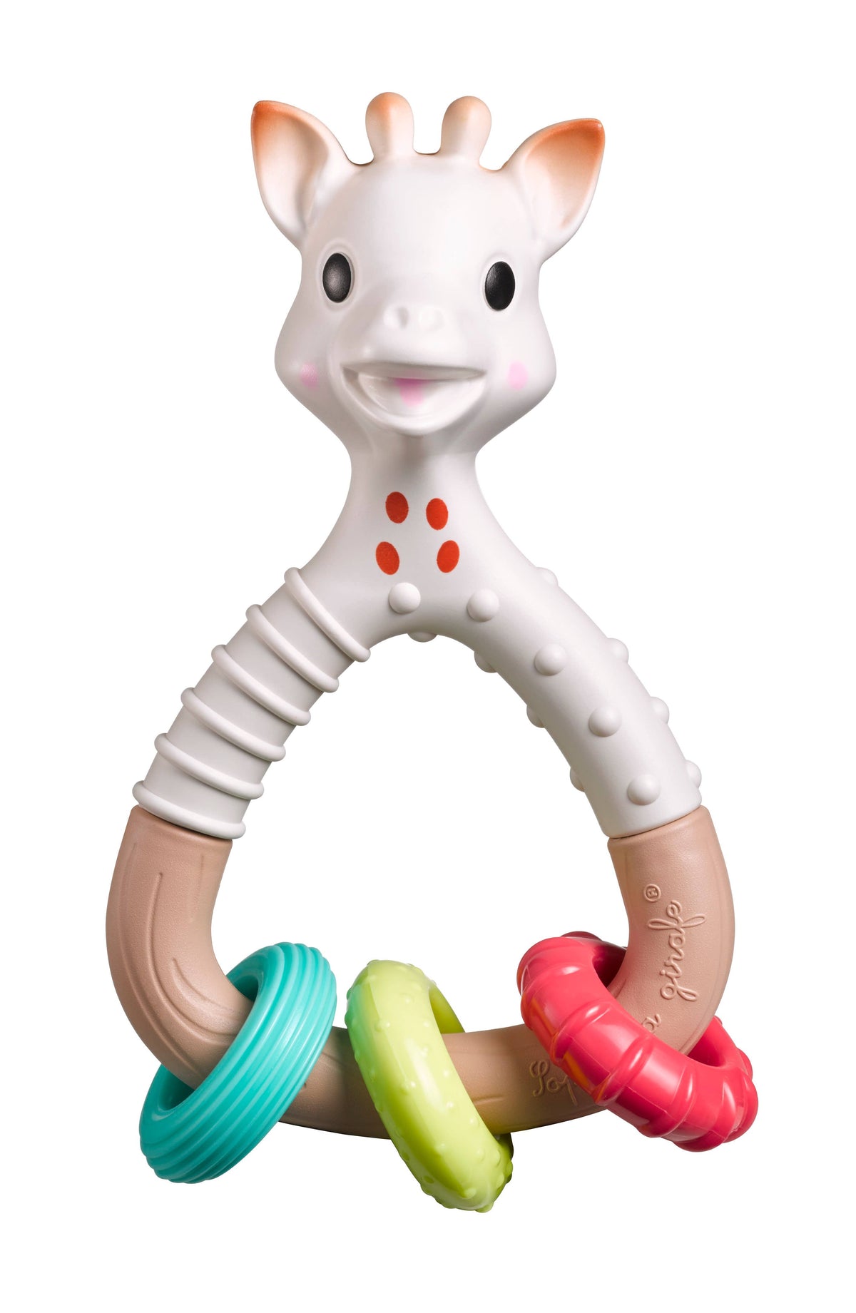 So Pure Sophie La Girafe Natur'rings Rattle - Teether