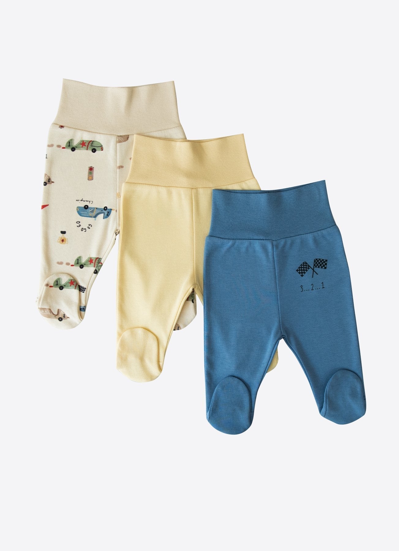 Organic Champion Footed Trousers 3-Pack - S47604