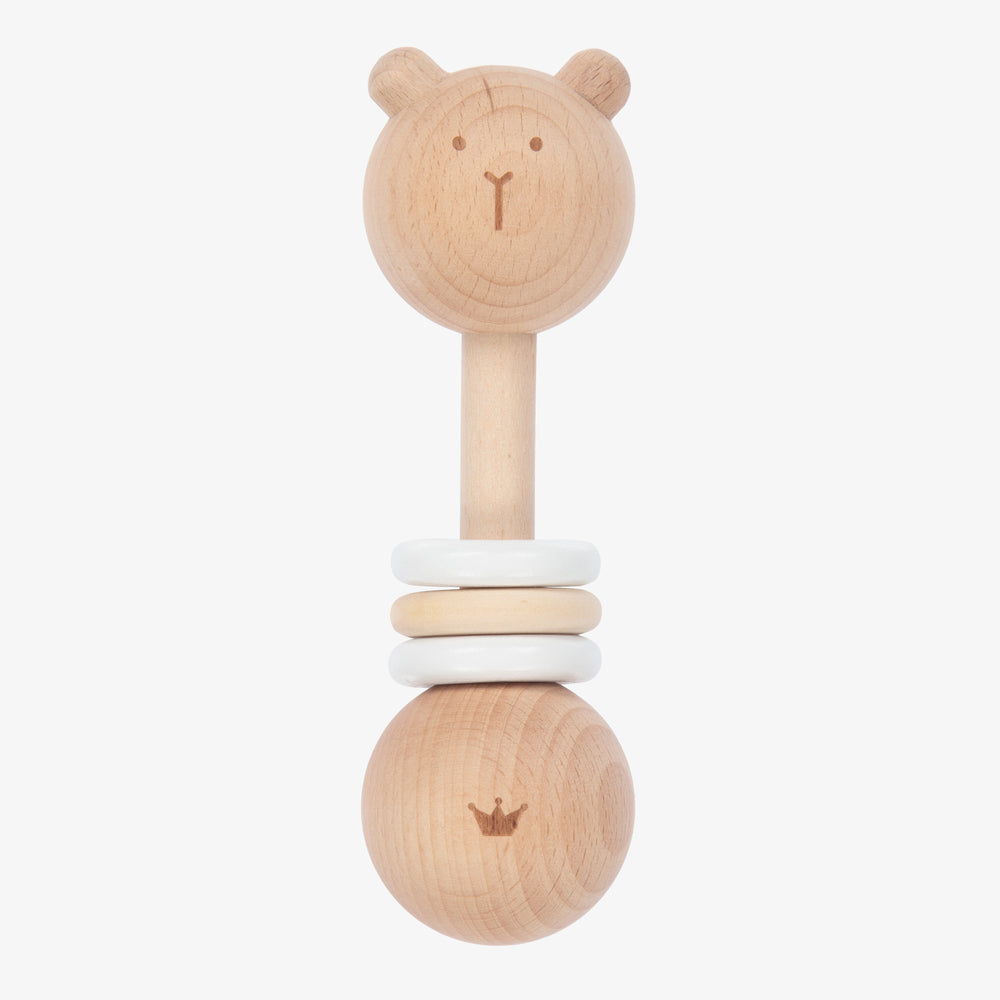 Wooden Bear Rattle
