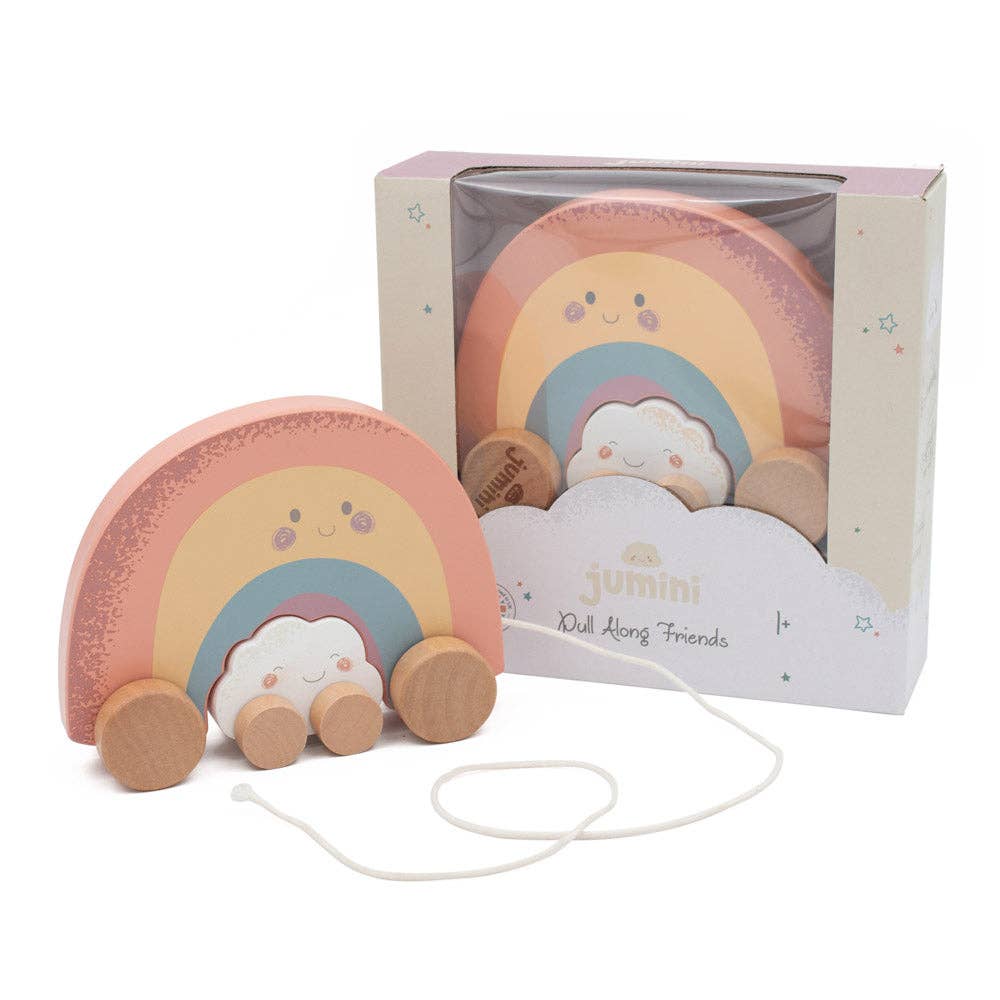 Pull Along Friends (Rainbow/Cloud)