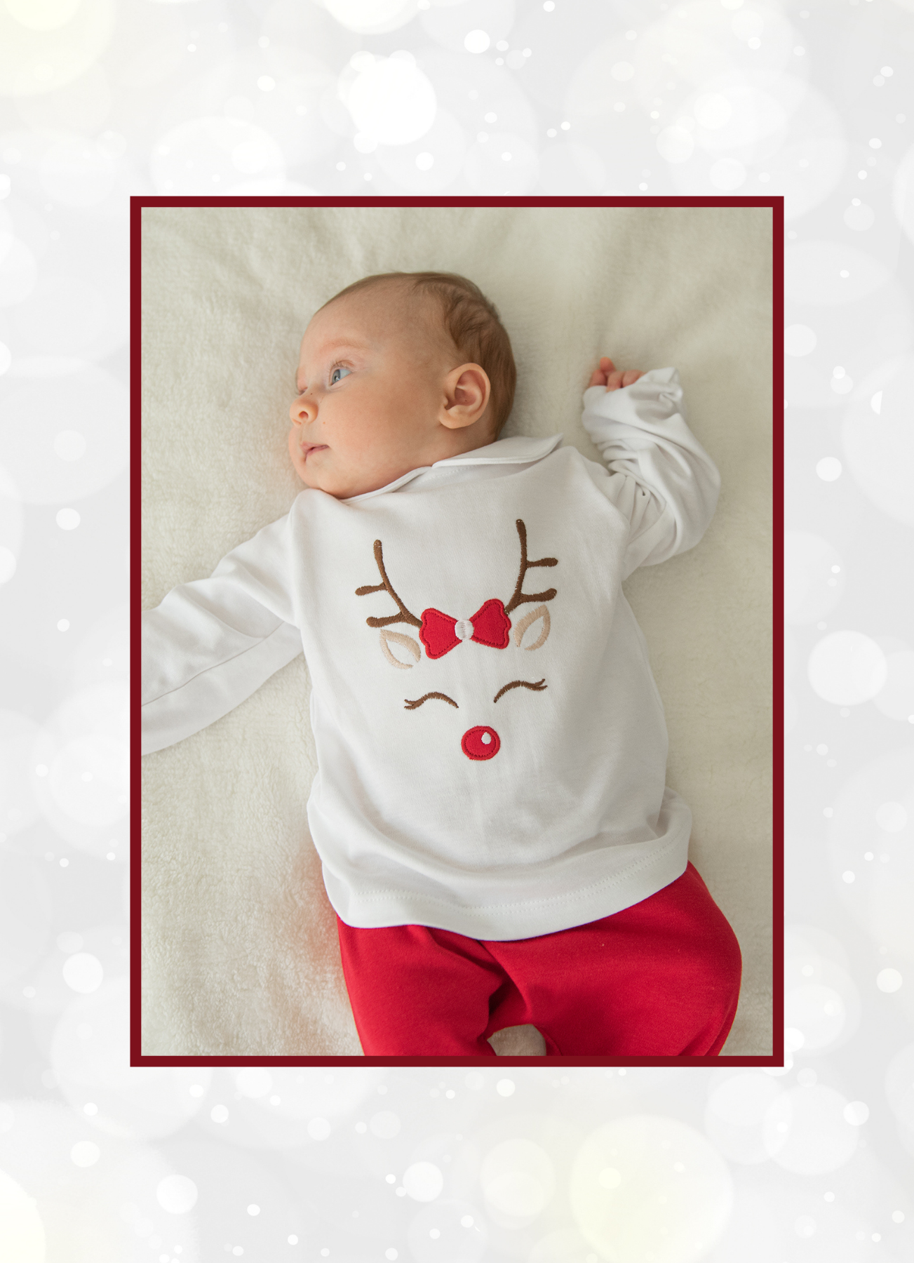 Organic New Year Reindeer 2-Piece Set - S17881
