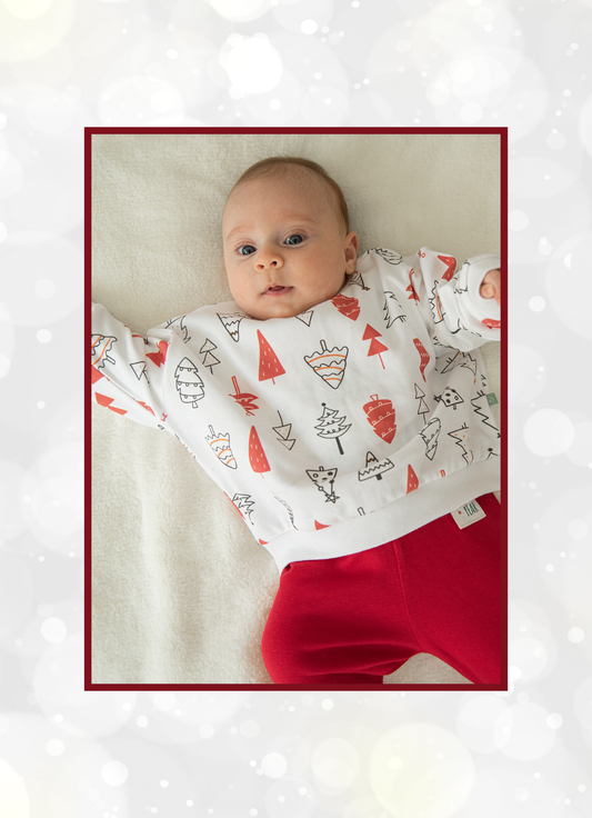 Organic New Year Winter Forest 2-Piece Set - S18628
