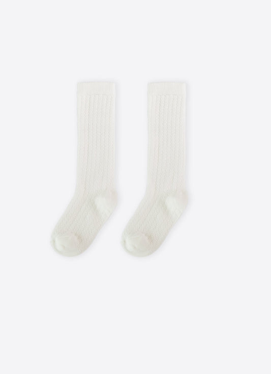 S16584 - Organic Under Knees Baby Socks