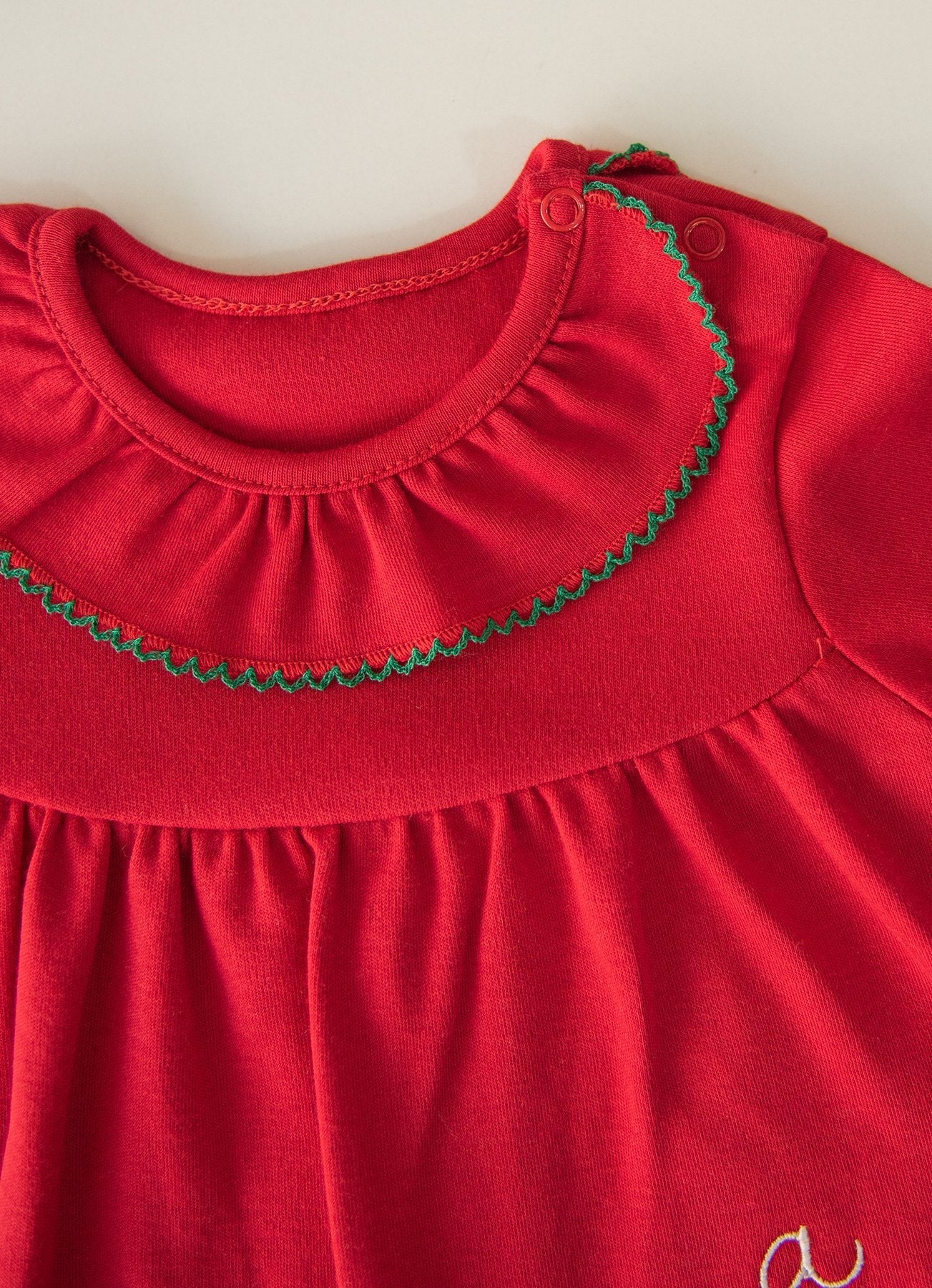 Organic New Year Gnome Pinafore Dress - S18017