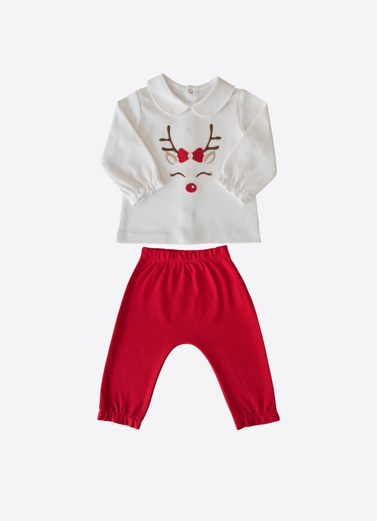 Organic New Year Reindeer 2-Piece Set - S17881