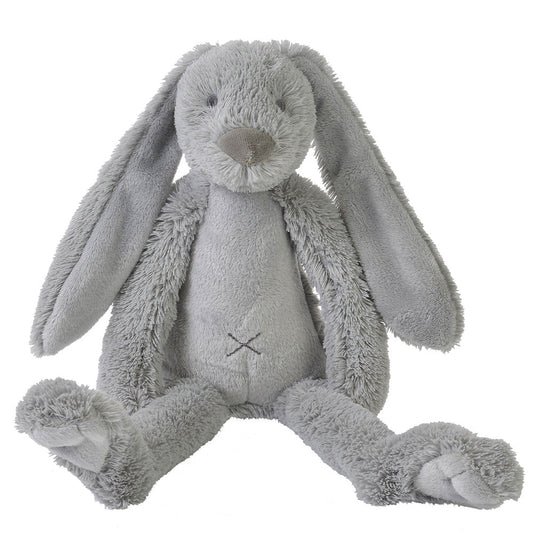 Grey Richie Rabbit Cuddly Soft Toy - 38 cm