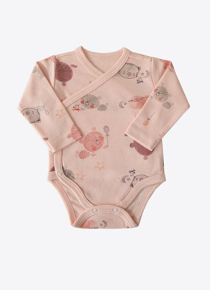 Organic Bambola Wrapover Bodysuits 3-Pack - S16525
