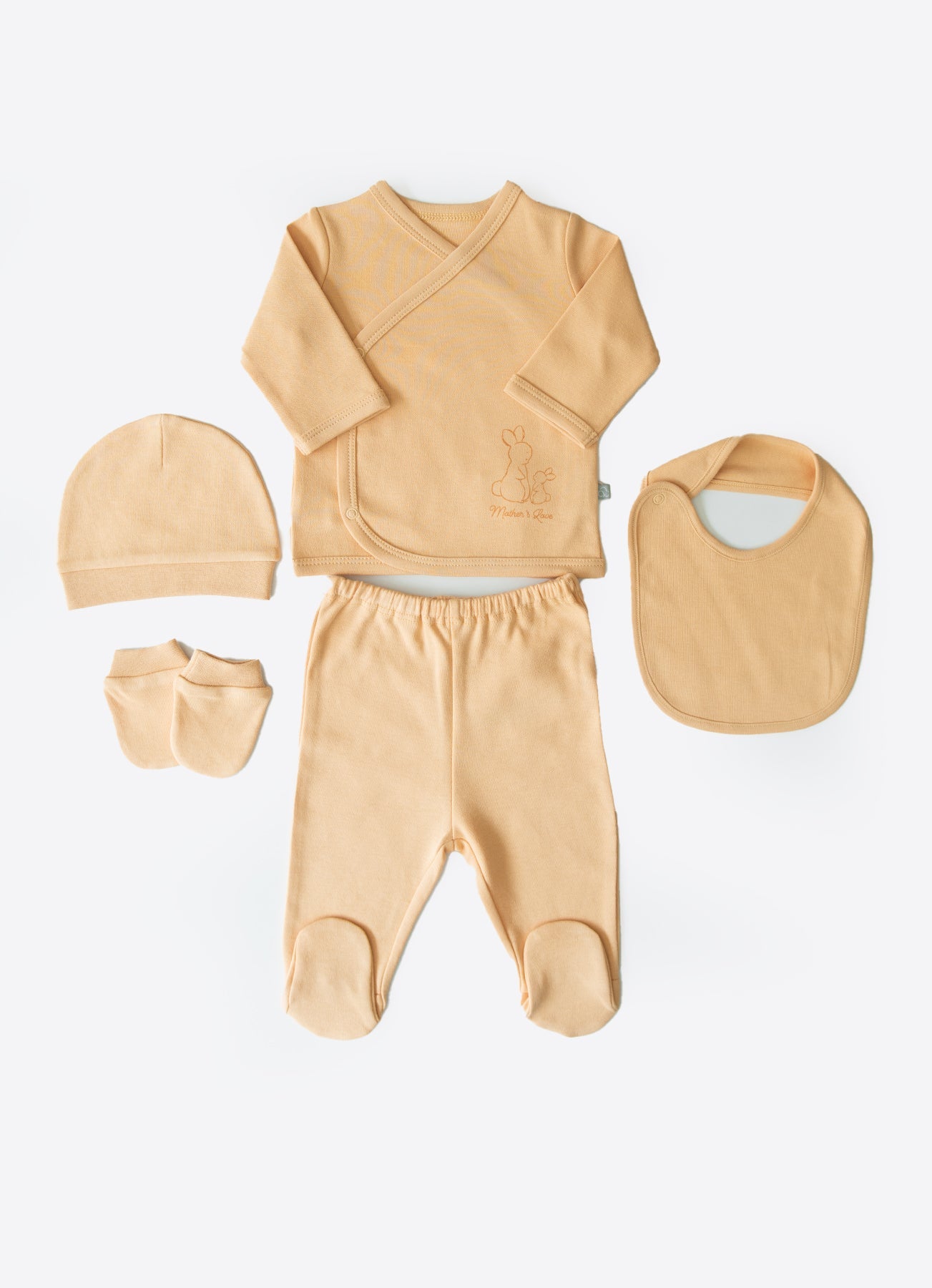 S71194 - Organic Basic 5-Piece Newborn Set