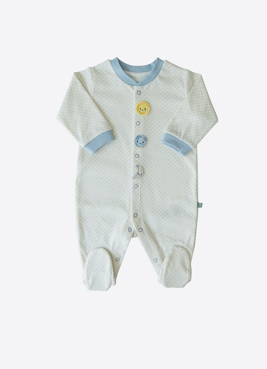 S44108 - Organic New Dreams Footed Sleepsuit