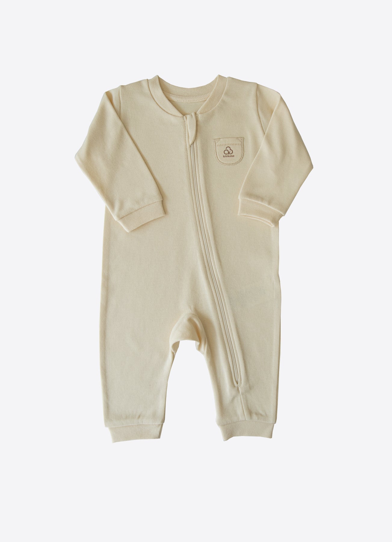 Organic New Basic Zip-Up Sleepsuit - S08254