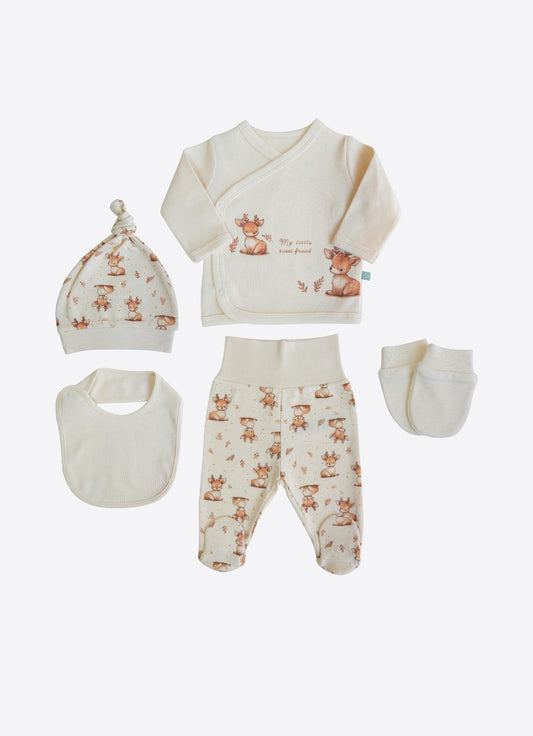 Organic Bambi 5 Piece Newborn Set - S60269