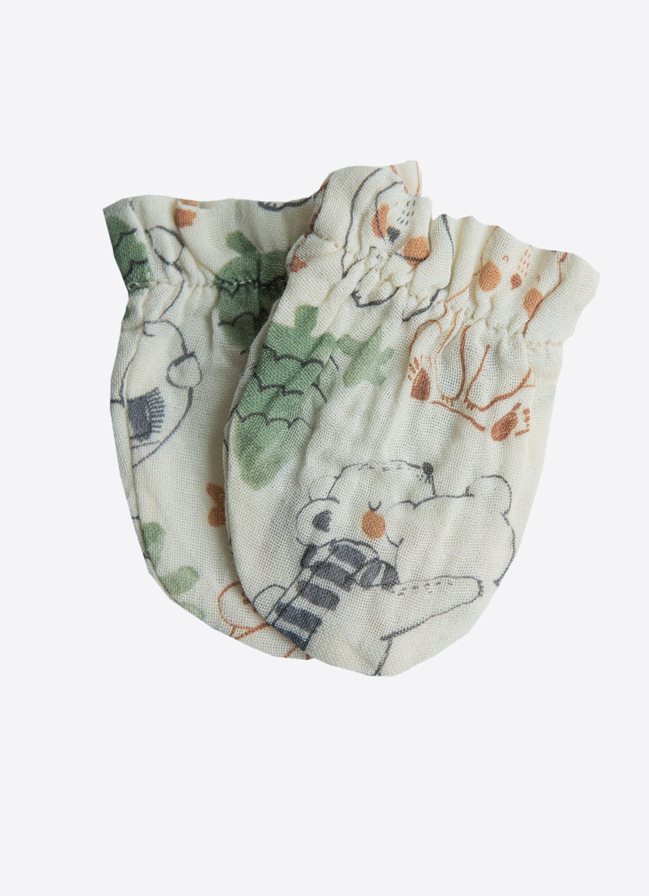 Organic Big Bear Muslin 5-Piece Newborn Set - S60770